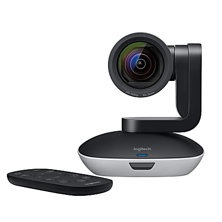 Logitech PTZ Pro 2 Videoconferencing Camera BlackSilver - Office Depot