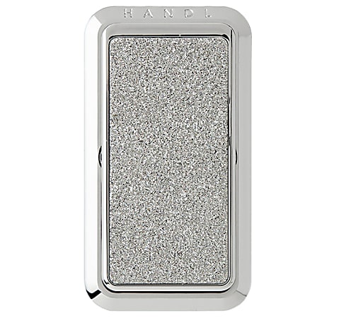 HANDL HANDLstick Phone Grip, 3-5/16", Silver Glitter