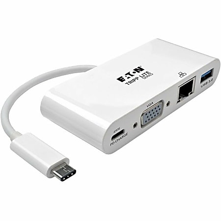 Tripp Lite USB C to VGA Multiport Video Adapter Converter - U44406NVGUC