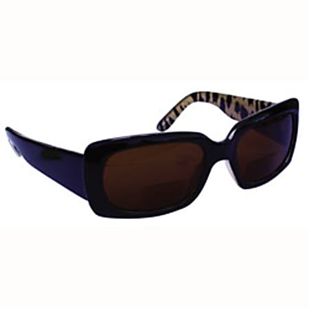 ICU Eyewear Sunglass Readers, Animal Pattern With Bi-Focal, +1.75