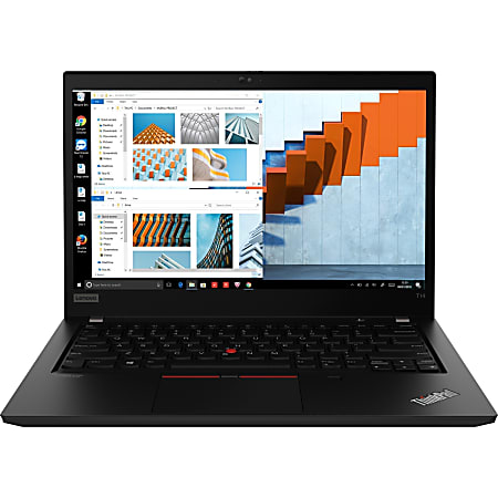Lenovo ThinkPad T14 Gen 1 20UD000EUS 14" Touchscreen Notebook - Full HD - AMD Ryzen 5 4650U Hexa-core 6 Core 2.10 GHz - 16 GB RAM - 256 GB SSD - Glossy Black - Windows 10 Pro - AMD Radeon Graphics