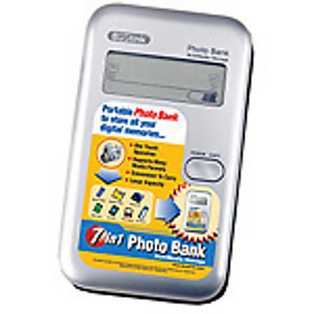 BUSlink Portable Photo Bank USB Hard Drive With 7-In-1 Card Reader