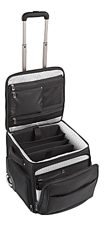 Ativa Ultimate Workmate Rolling Briefcase With 15 Laptop Pocket Black -  Office Depot