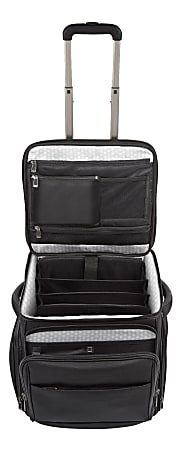 Ativa Ultimate Workmate Rolling Briefcase With 15 Laptop Pocket Black -  Office Depot