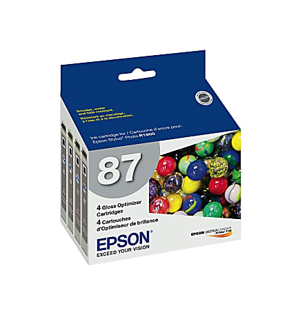 Epson® 87 UltraChrome™ Hi-Gloss® 2 Gloss Optimizer Ink Cartridge, T087020