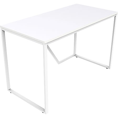 Lorell® SOHO 48"W Modern Writing Desk, White