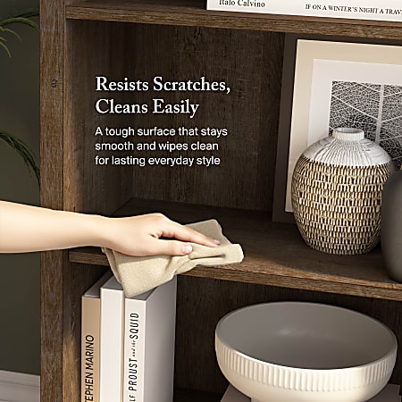 Salinas 5 Shelf Bookcase White