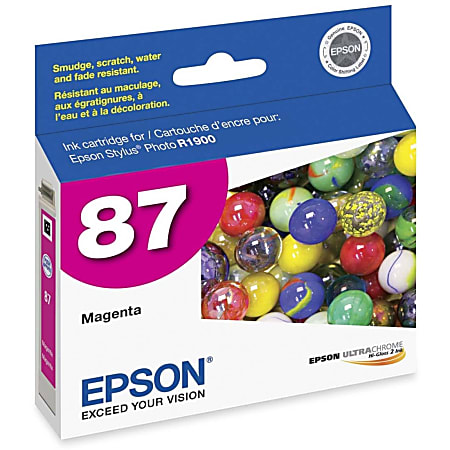T087320 (87) UltraChrome Hi-Gloss 2 Ink, Magenta T087320 (87) UltraChrome Hi-Gloss 2 Ink, Magenta