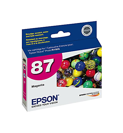 T087320 (87) UltraChrome Hi-Gloss 2 Ink, Magenta T087320 (87) UltraChrome Hi-Gloss 2 Ink, Magenta