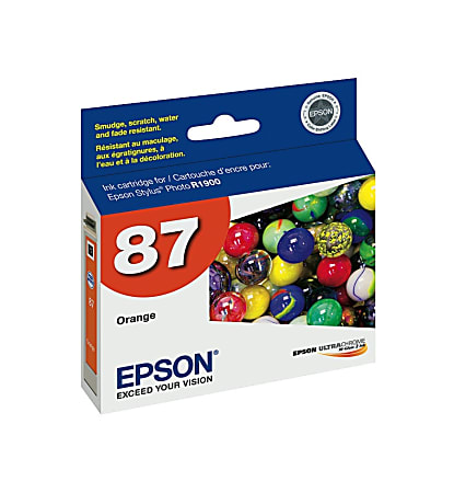 Epson® 87 UltraChrome™ Hi-Gloss® 2 Orange Ink Cartridge, T087920