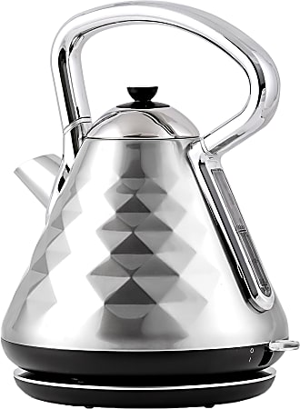 Ovente Cleo 1.7 Liter Electric Hot Water Kettle, Silver