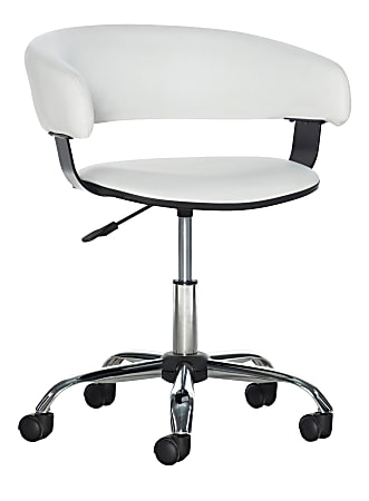 White leather office chair office depot sales
