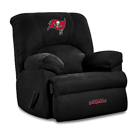 Imperial NFL GM Microfiber Recliner Accent Chair, Tampa Bay Buccaneers, Black