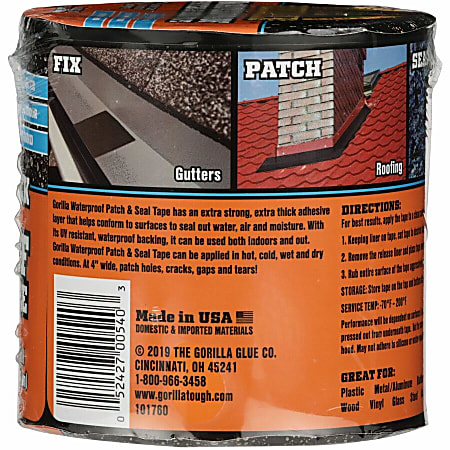 Gorilla Waterproof Patch Seal Tape 4612502 - Office Depot