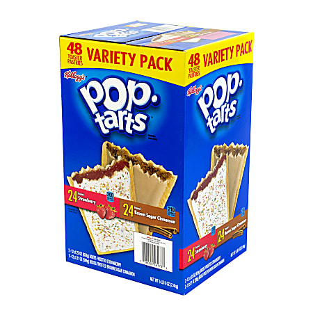 Pop-Tarts, Strawberry & Brown Sugar Cinnamon 2-Pack Variety, 24 Count