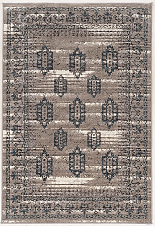 Linon Paramount Area Rug, 8' x 10', Hamadan Gray/Blue