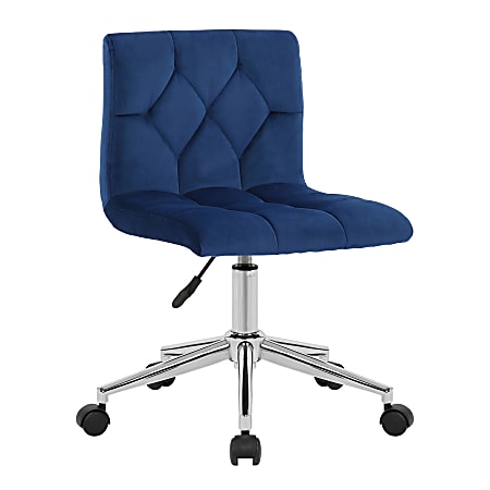 Glamour Home Amali Office Chair Blue