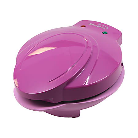 Brentwood Mini Donut Maker, 4-1/2”H x 9-3/4”W x 8-3/4"D, Pink