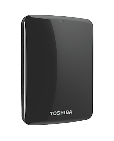 Toshiba Canvio® Connect 2TB Portable External Hard Drive, 8MB Cache, Black