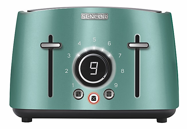 Sencor STS6071GR 4-Slot Toaster With Rack, Green