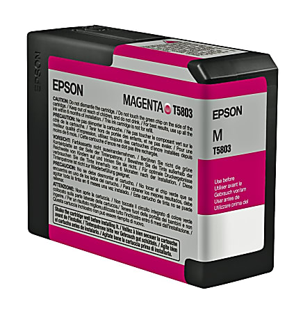 Epson® T5803 UltraChrome™ K3 Magenta Ink Cartridge, T580300