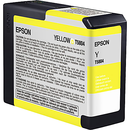 T580400 UltraChrome K3 Ink, Yellow T580400 UltraChrome K3 Ink, Yellow