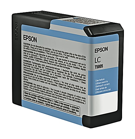 Epson® T5805 UltraChrome™ K3 Light Cyan Ink Cartridge, T580500