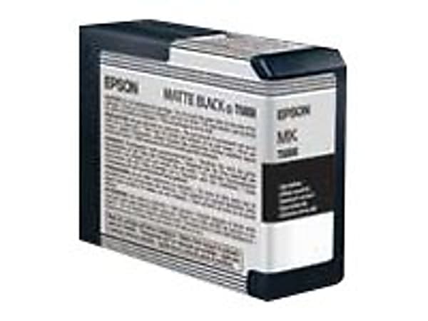 Epson® T5808 UltraChrome™ K3 Matte Black Ink Cartridge, T580800
