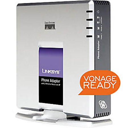 Linksys® PAP2 2-Port Voice Over IP Adapter, Vonage Service