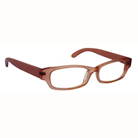 ICU Reading Eyewear, Acetate Front With Bamboo Temples, Champagne, +1.25