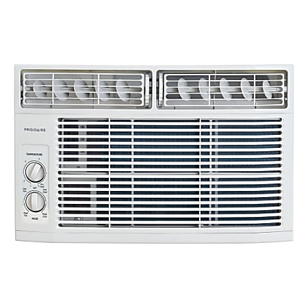 Frigidaire 6,000 BTU Window-Mounted Room Air Conditioner - Cooler - 1758.43 W Cooling Capacity - 250 Sq. ft. Coverage - Dehumidifier - Antibacterial Mesh - White