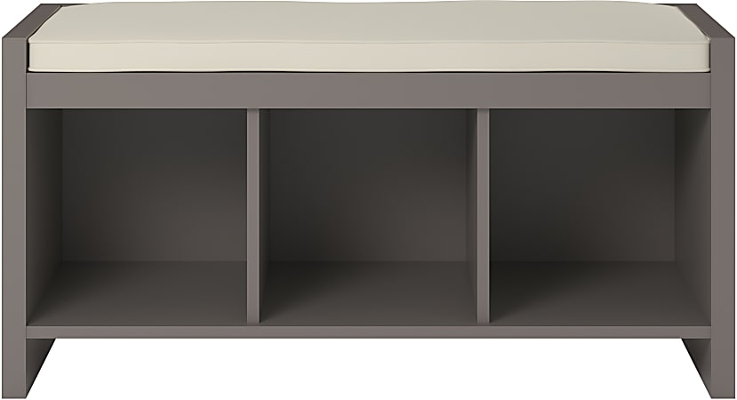 Ameriwood home storage bench with deals cushion