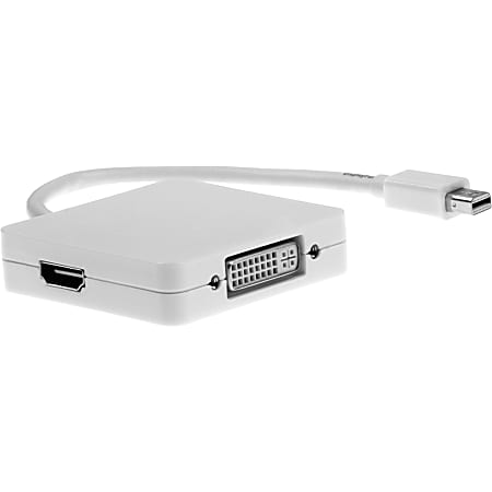 Rocstor Mini Displayport To HDMI Adapter, Polished White