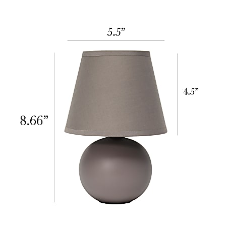 Ceramic globe lamp shop