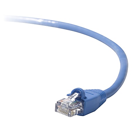 Belkin® PRO Series Category 5 Patch Cable, RJ45M/M, Blue, 50'