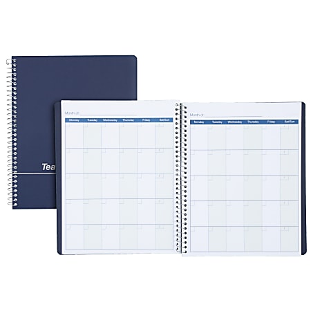 Mead® Teacher's Weekly Plan Book, 8 1/2" x 11", Assorted Colors (No Color Choice)