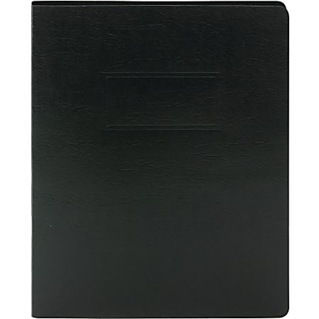 Smead PressGuard® Report Cover with Punchless Fastener - Letter - 8 1/2" x 11" Sheet Size - 1/2" Fastener Capacity - 20 pt. Folder Thickness - Pressguard, LeatherGrain - Black - Recycled - 1 / Each