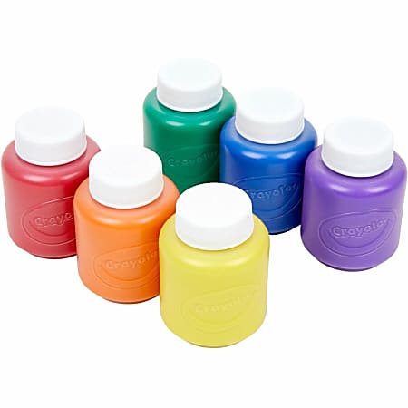 Crayola Spill Proof Kids Washable Paint Set - Office Depot