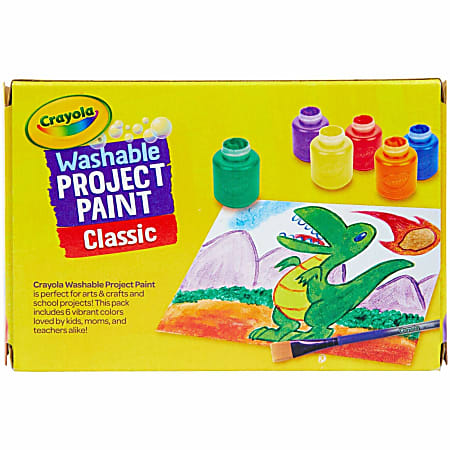 Washable Kids Paint, Pack of 6