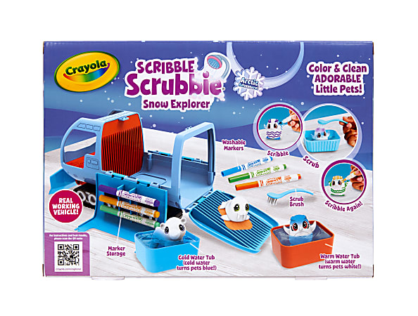 Crayola® Scribble Scrubbie Pets Arctic Snow Explorer Set, Assorted Colors