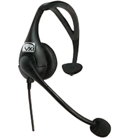 VXi VR12 Headset - Mono - Wired - 300 Ohm - 300 Hz - 5 kHz - Over-the-head - Monaural - Semi-open - Noise Cancelling Microphone - Noise Canceling