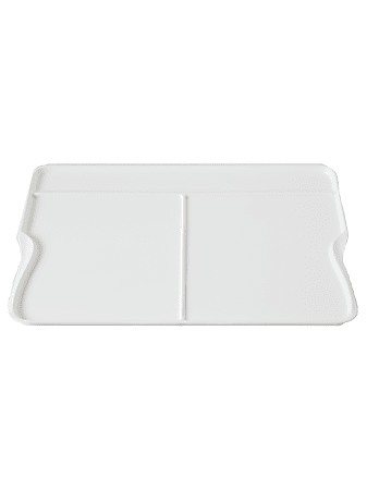 JUST STOW IT Martin Universal Mijello Fredi Palette, Oil and Acrylic, Reusable, 13" x 9", White, Pack Of 2