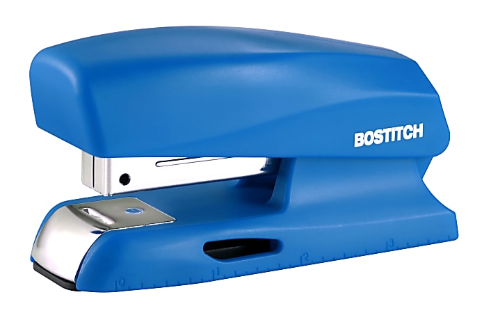 Bostitch® Office Half-Strip Compact Stapler, 1-3/4", Blue