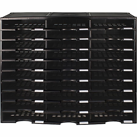 Storex Stackable Literature Sorter - 15000 x Sheet - 30 Compartment(s) - 9.50