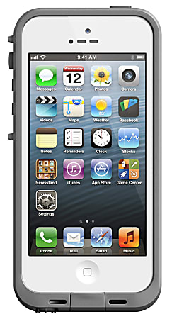 LifeProof® Fré Case For iPhone® 5, White/Gray