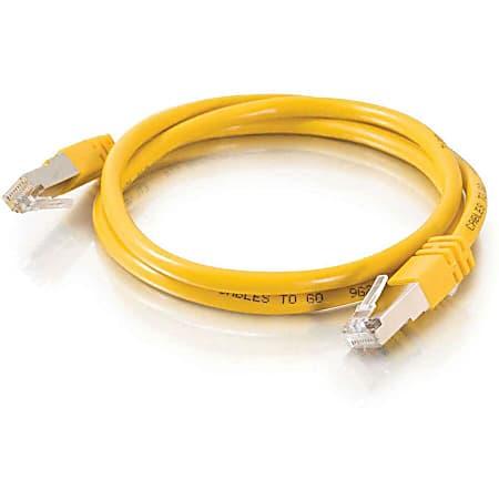 100 FT Assembled CAT5e Network Patch Cable Yellow 