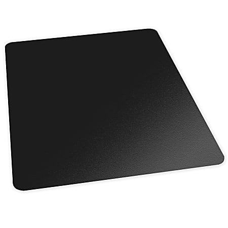 ES Robbins TrendSetter® Vinyl Chair Mat For Hard Floors, 36" x 48", Black