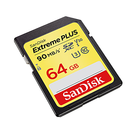 Onderdrukker passagier zelfstandig naamwoord SanDisk Extreme Plus SDHCSDXC Card 64GB - Office Depot