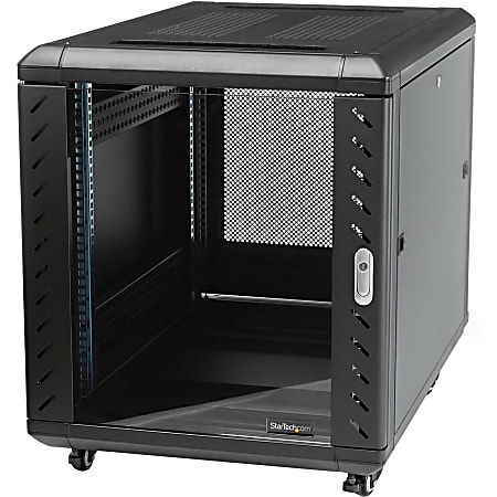 StarTech.com 15U Server Rack Cabinet - Includes Casters