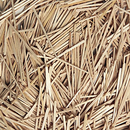 Creativity Street Wood Crafts Flat Toothpicks, Natural, Box Of 2,500